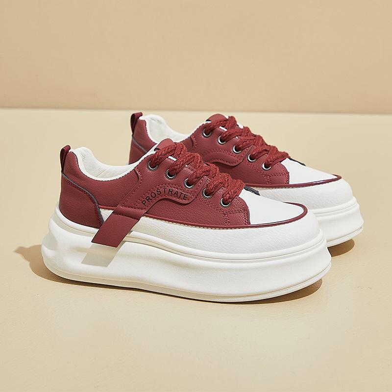 Spring new student little white board shoes women's platform heightening simple casual shoes classic niche sports shoes