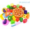 Girls' Pretend Play Kitchen Set: Fruits, Vegetables, and Cooking Toys