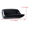 1PC Right RH Side Mirror Cover Cap For BMW E46 E65 750Li 325Ci 330Ci Gloss Black
