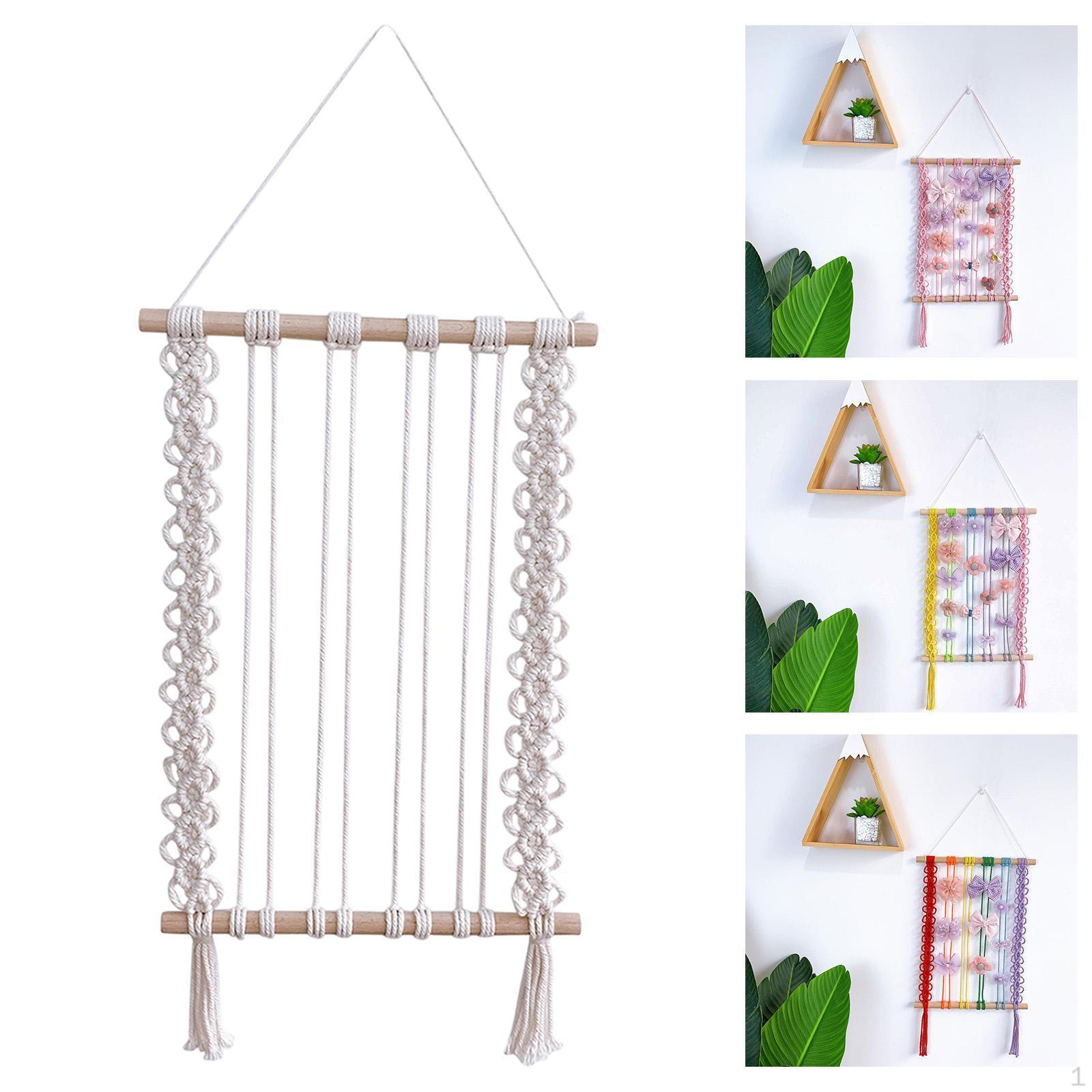 

Богемный гобелен Декоративные акценты Макраме Настенное панно Художественные украшения для дивана белый