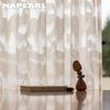 1PC NAPEARL Nordic Mountain Voile Drape Mountain Cut Flower Sheer Curtain for Bedroom Living Room Home Decor