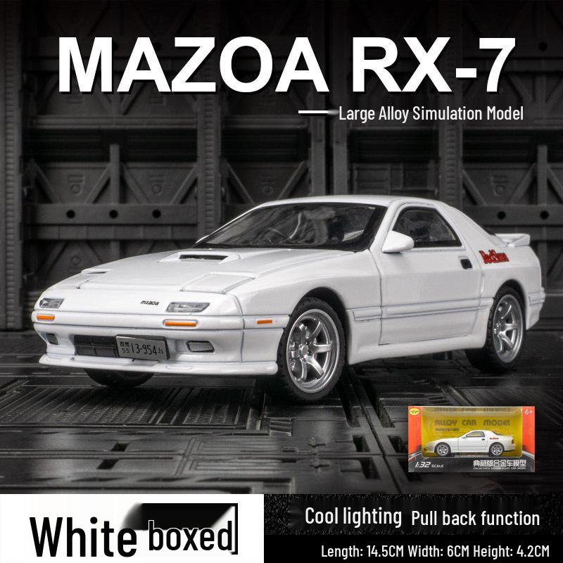 

Модель автомобиля RX-7 Alloy Coupe – Игрушка с инерционным механизмом, звуковыми и световыми эффектами белый