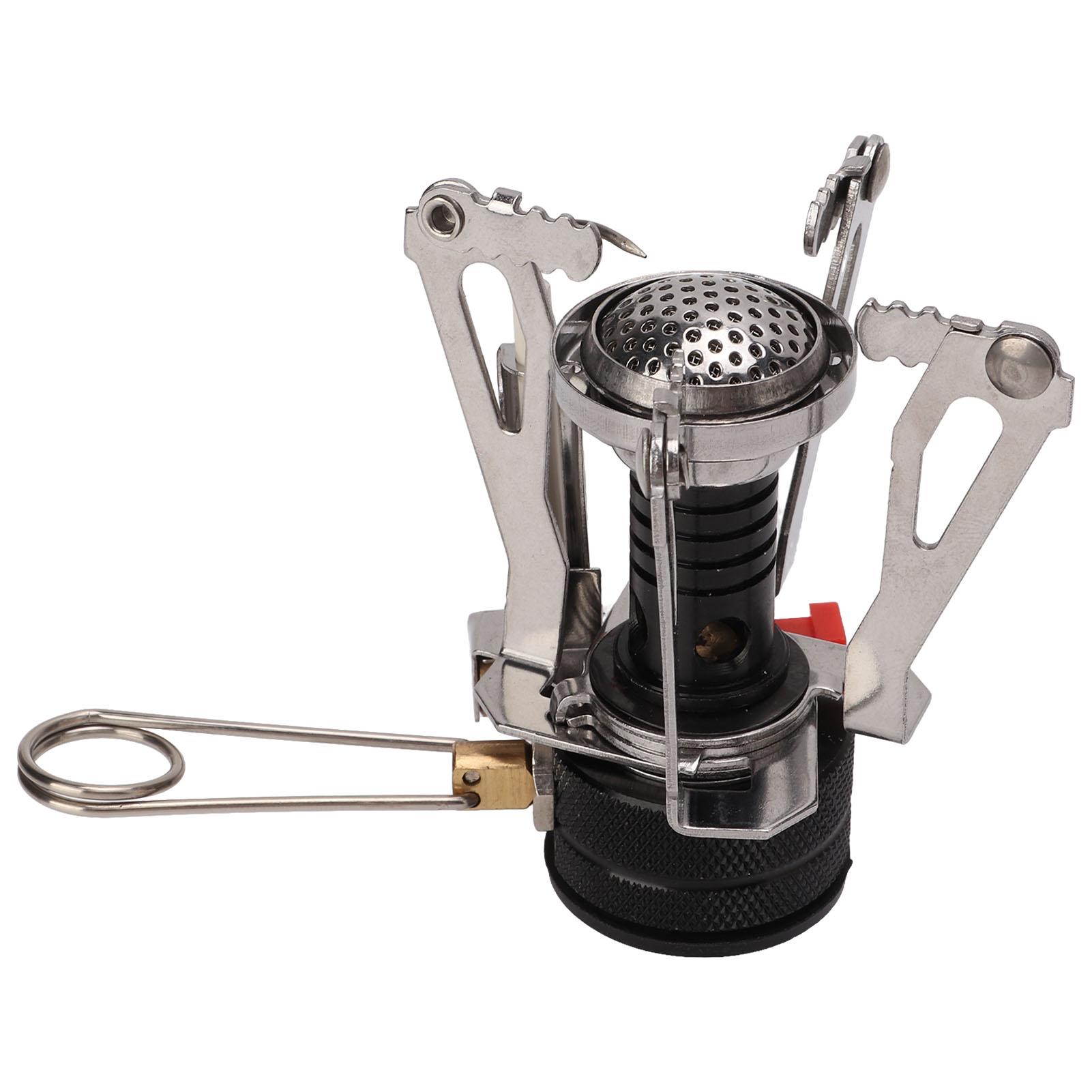 

Мини газовая плита складная пьезоэлектрическое зажигание стабильная поддержка портативная походная плита для наружного использования