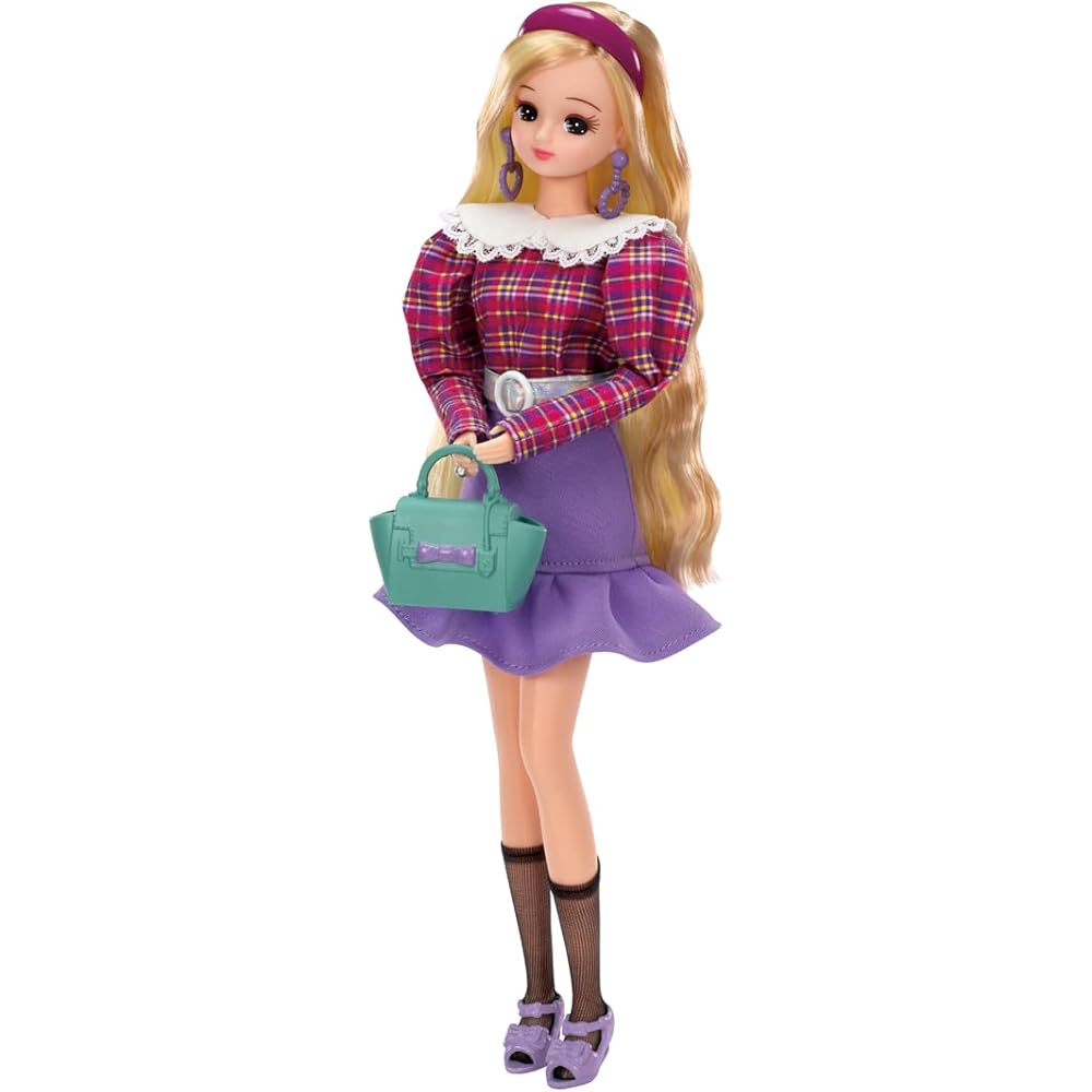 

Takara Tomy Licca Doll Retro Style Dress-Up Toy for Pretend Play Ages 3 and Up