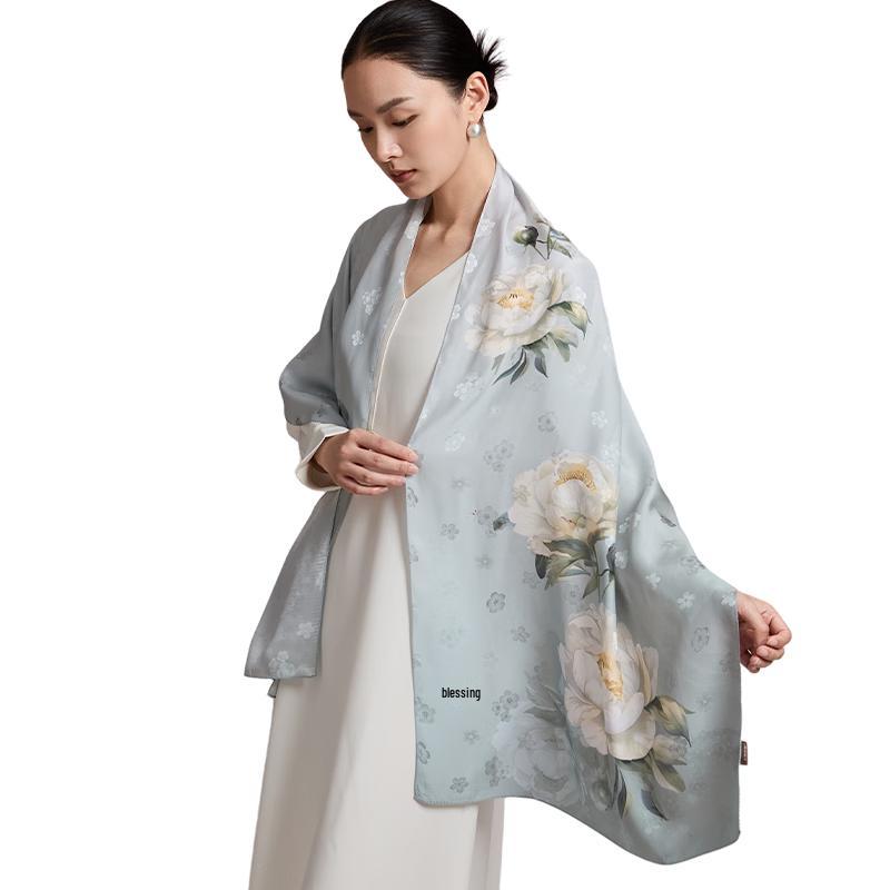 Shanghai Story 100% Mulberry Silk Scarf