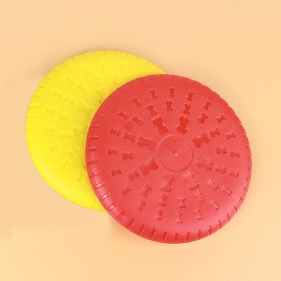 Flying Disc Toy for Dogs Easy To Hold And Throw Ergonomic Bite Resistant Soft TPR Flying Disc for Water And Land Use Colorful Outdoor Dog Training Toy