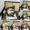 Labubu Cartoon Canvas Backpack With Breathable Fabric And Expandable Capacity For School And Daily Use