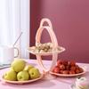 Household Fruit Tray Plastic Living Room Modern Creative Melon Dried Fruits Coffee Table Snacks Candy Box Storage Basket