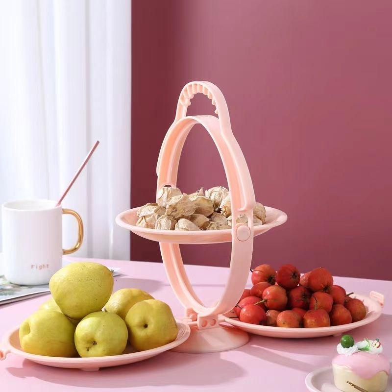 Household Fruit Tray Plastic Living Room Modern Creative Melon Dried Fruits Coffee Table Snacks Candy Box Storage Basket