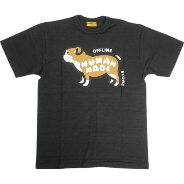 HUMAN MADE Stores Exclusive Animal Graphic T-Shirt Offline Store Bulldog Black S