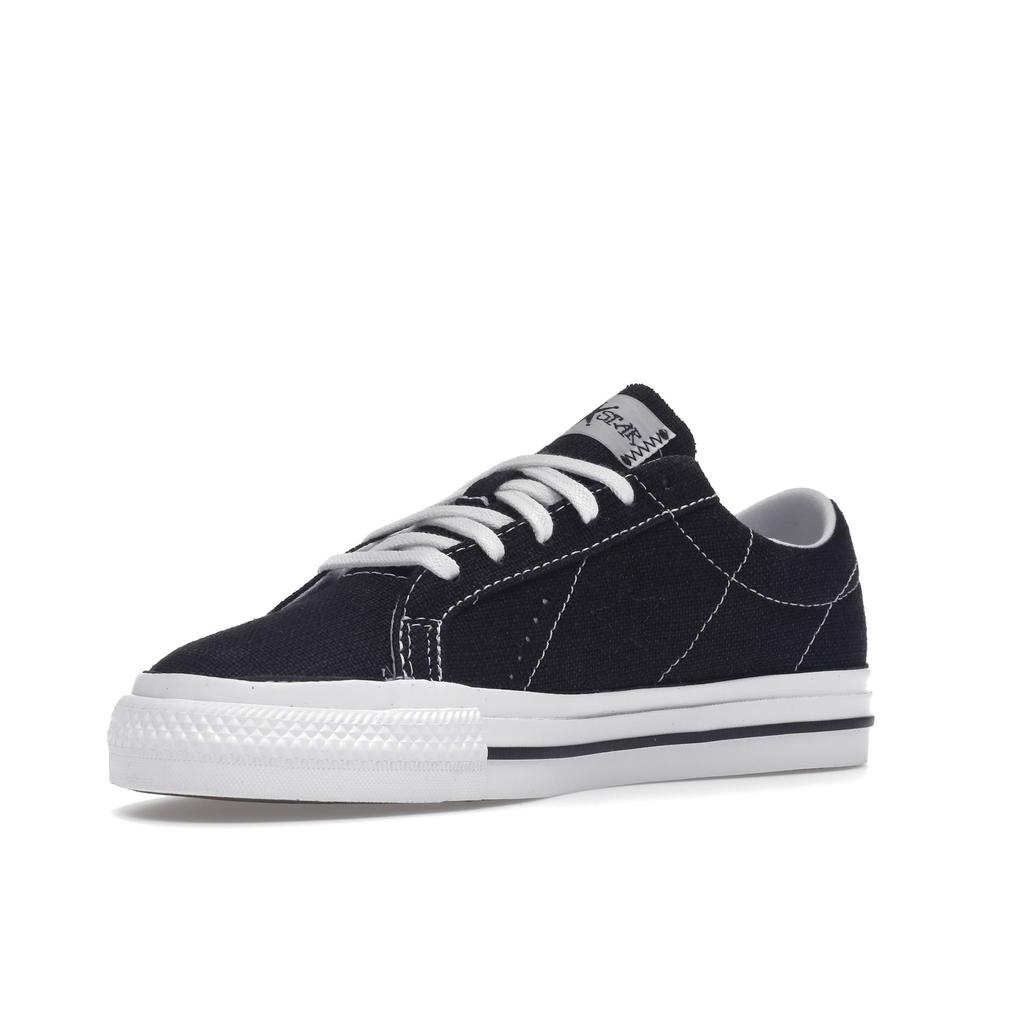 Tênis Unissex Stussy x Converse One Star Low Preto Branco 173120C