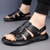 Fashion Male Comfortable Luxury Sandals Breathable Casual Male Sandals All-match Hot Sale Hollow Out Shoes All-match Walking Men's Shoes