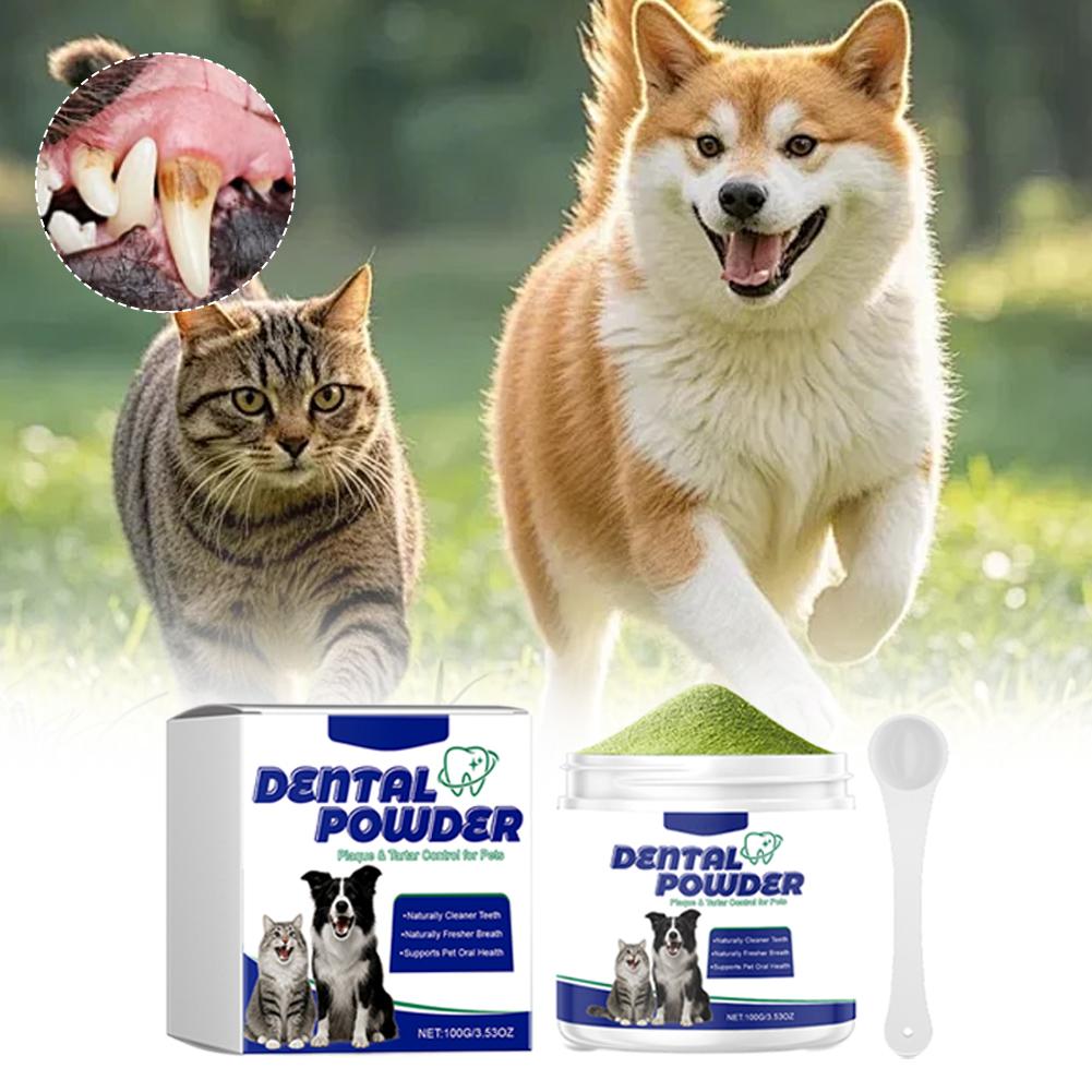 Pet Tooth Cleaning Powder Remover Bad Breath Freshener | Pet Dental Care Balance Oral PH HOW5677