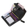 Portefeuille Vintage en Cuir Huilé-Ciré pour Femme - Porte-Cartes Mode 2025 avec Texture Niche, Porte-Monnaie Grande Capacité, Style Européen & Américain