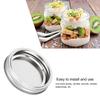 12Pcs Stainless Steel Split Type Glass Jar Lids Round Lkproof Sling Covers Kitchen Supply(XH00179 Gold )