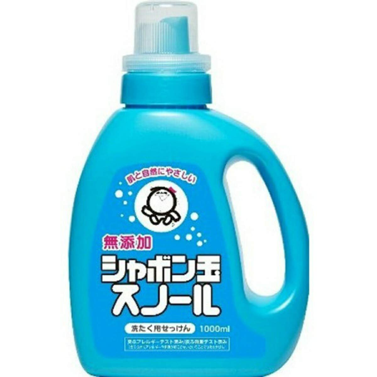 

Snowl Liquid Soap for Recommended by the Japan Atopic Dermatitis No Fabric Softener Required Soap, 1000mL, Additive-Free Clothes, Association,