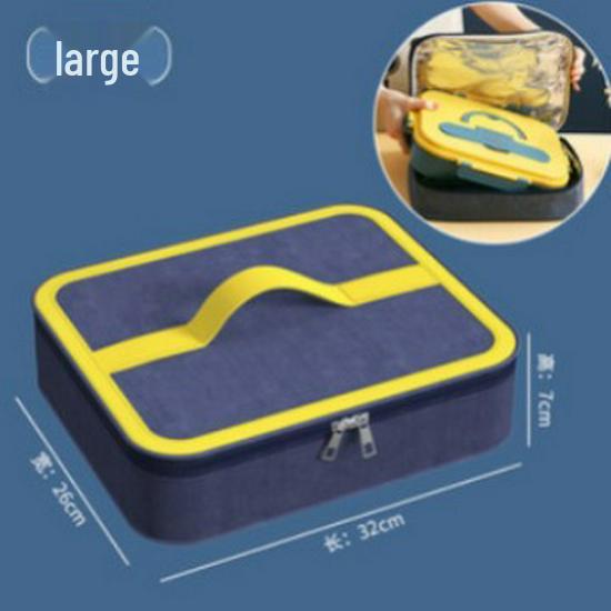 Aluminum Foil Insulated Lunch Bag - Waterproof, Portable Meal Tote for Work or School