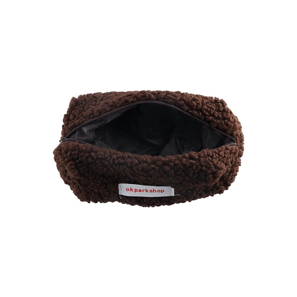 Soft Cosmetic Bag Large Capacity Desktop Storage Bag Make Up Organizer Pencil Bag Pencil Case