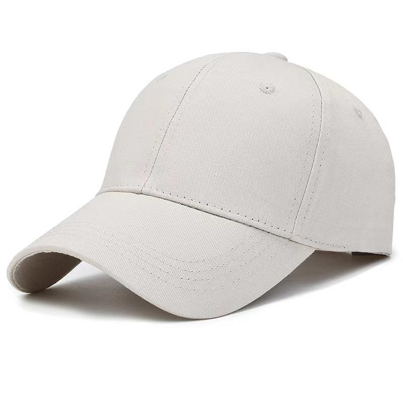 1Pc solid color fashionable men's and women's outdoor baseball cap, multi-color optional duckbill cap
