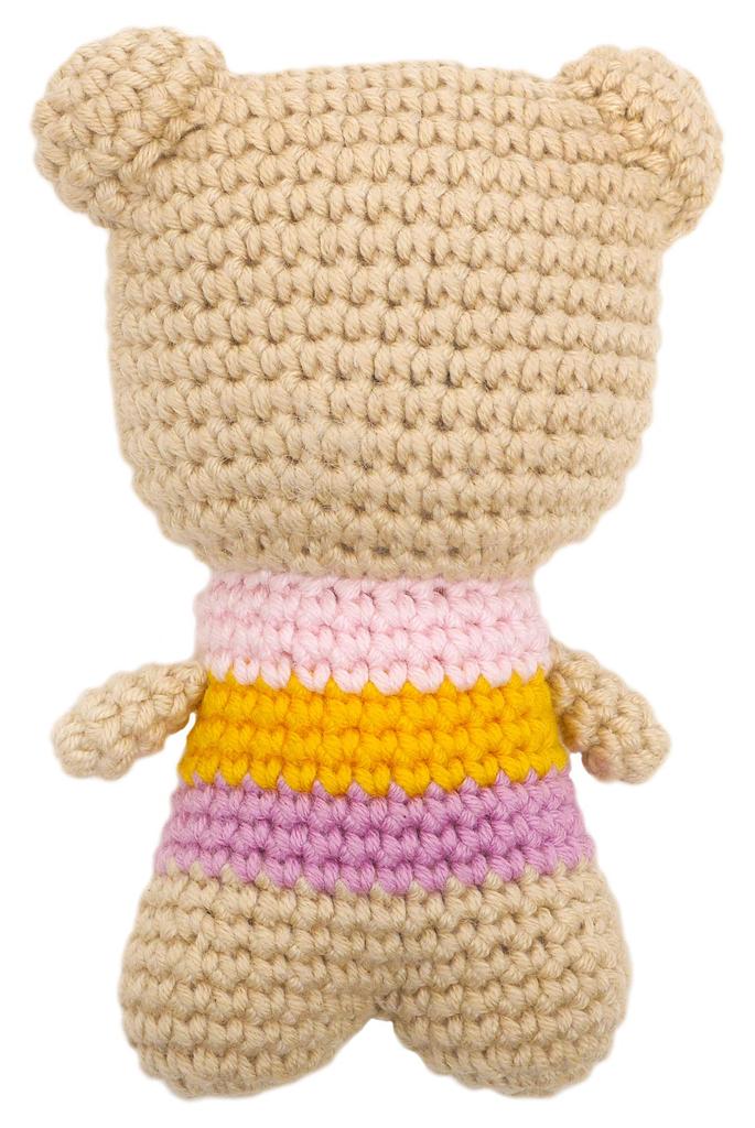 NASKA Knitting Kit Miyuki Ichikawa's Amigurumi Baby Bear Poron MI-14