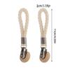 2 PCS Woven Rope Metal Storage Clip Multifunctional Wear-resistant Bathroom Towel Clip Space Saving No-Drill Hanging Clip