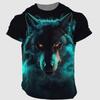 Vintage 3D Animal Men's Clothing Summer Breathable Men's T-Shirt Hip Hop Fashion Men Top Trend O-Neck Men Short Sleeve