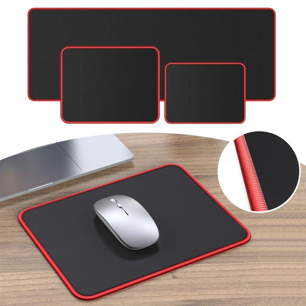 Black Mouse Pad Large Size Desk Mat New Mousepad  Office