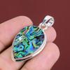 Abalone Shell Pendant Handmade Pendant Beautiful Gemstone Pendant 925 Sterling Silver Pendant Wedding Jewelry Designer Pendant Gifts For Him