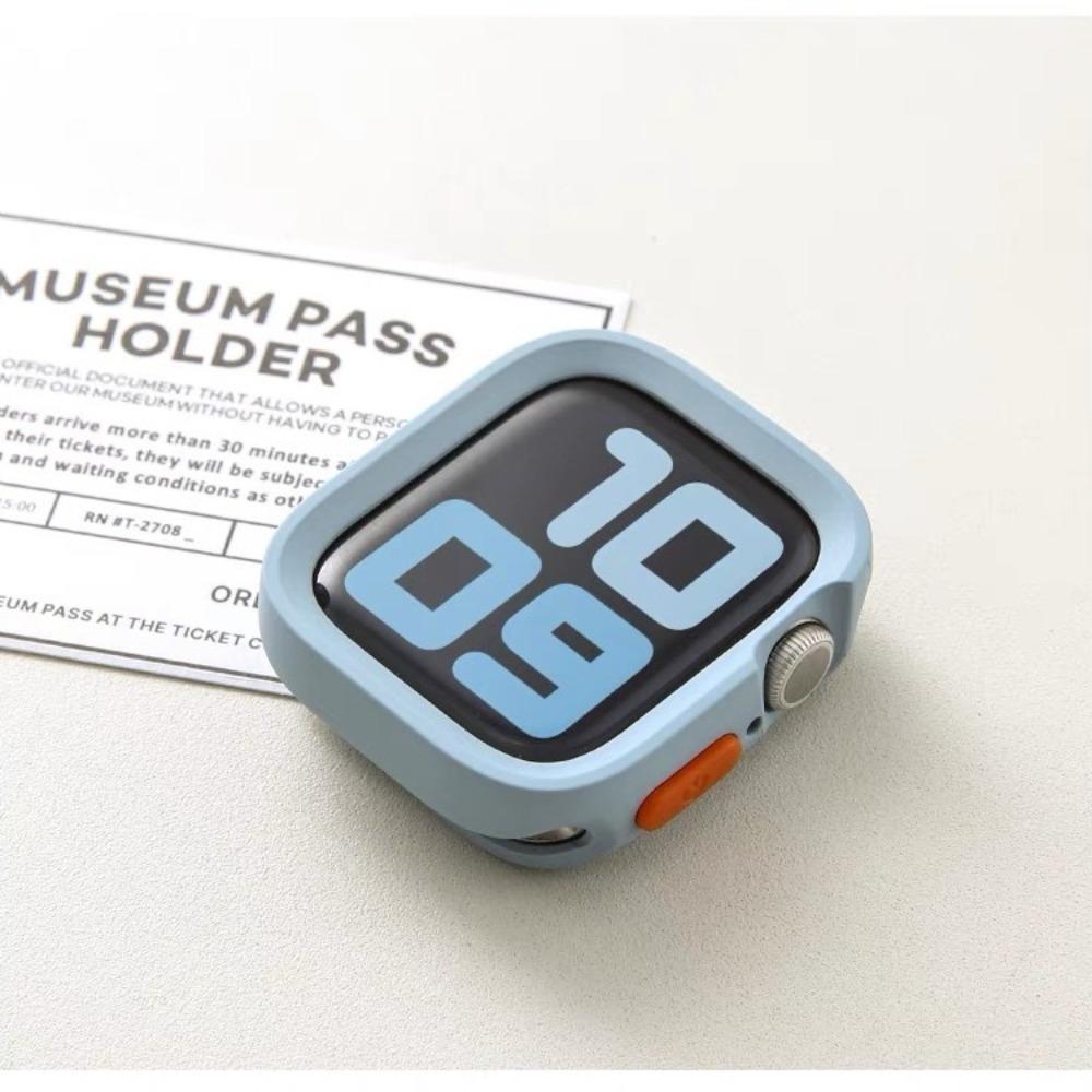 

Мягкий корпус из ТПУ ярких цветов с защитой от падения, новый защитный чехол для часов Apple Watch