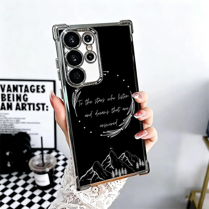 

A Court of Mist Fury VELARIS City Plating Phone Case For Samsung Galaxy S24 S25 FE S26 Edge S23 Ultra S22 S21 Plus S20 Anti-Fall Samsung S26 Ultra