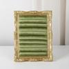 Suporte de Exibição de Joias Veludado Estilo Porta-Retrato Vintage Para Anéis Brincos e Pequenos Acessórios Com Múltiplas Opções de Cor