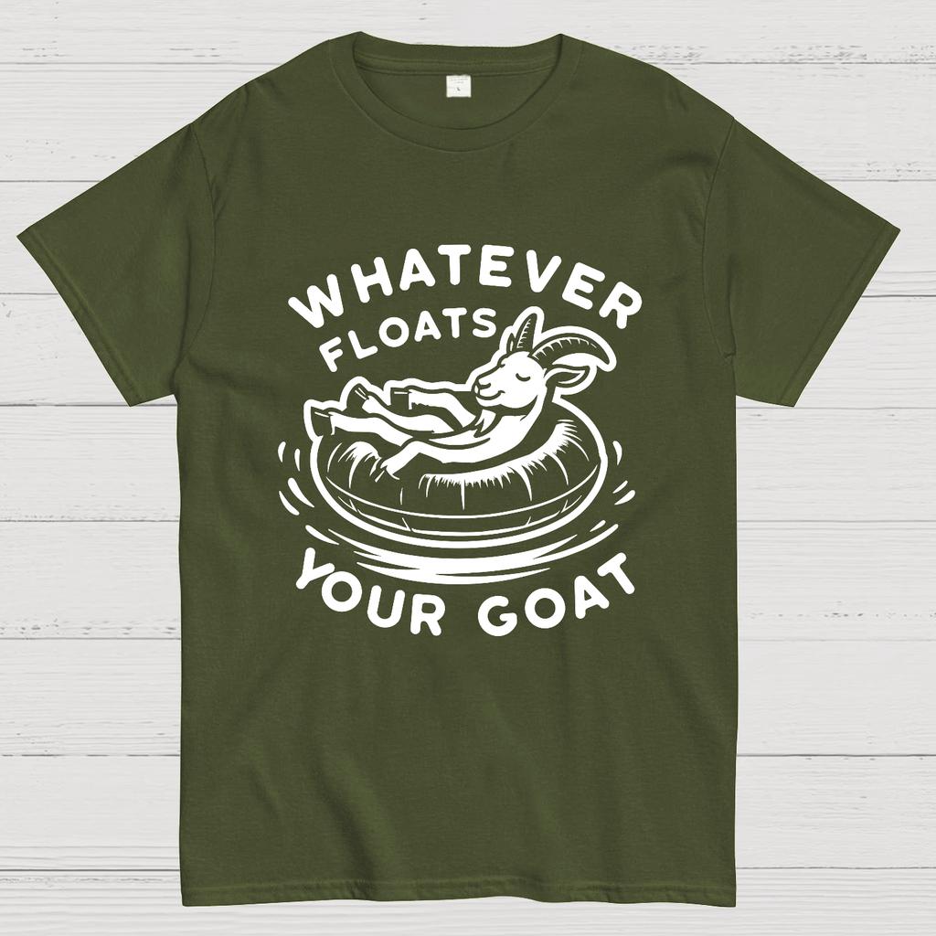 Whatever Floats Your Goat Cotton Summer Casual Cool Loose T-Shirt