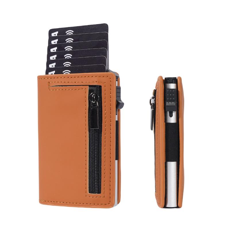 

Automatic Pop-up RFID Aluminum Card Holder with Anti-Theft Protection