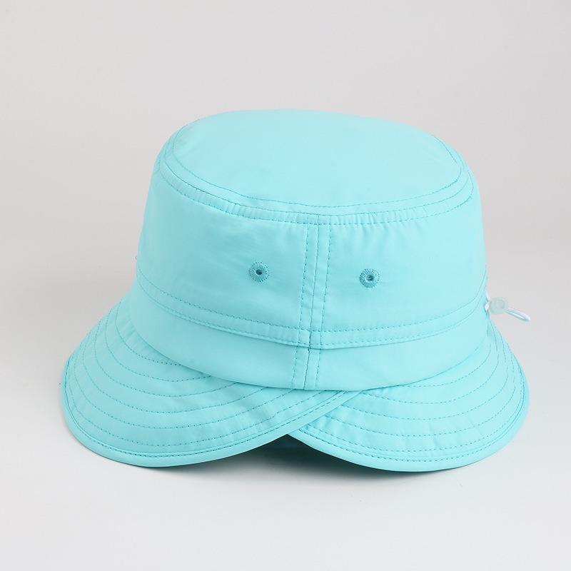 Bucket Hat Children's Fashion Versatile Light and Quick-drying Outdoor Spring Outing Basin Hat Breathable Sunscreen Men's and Women's Sun Hats