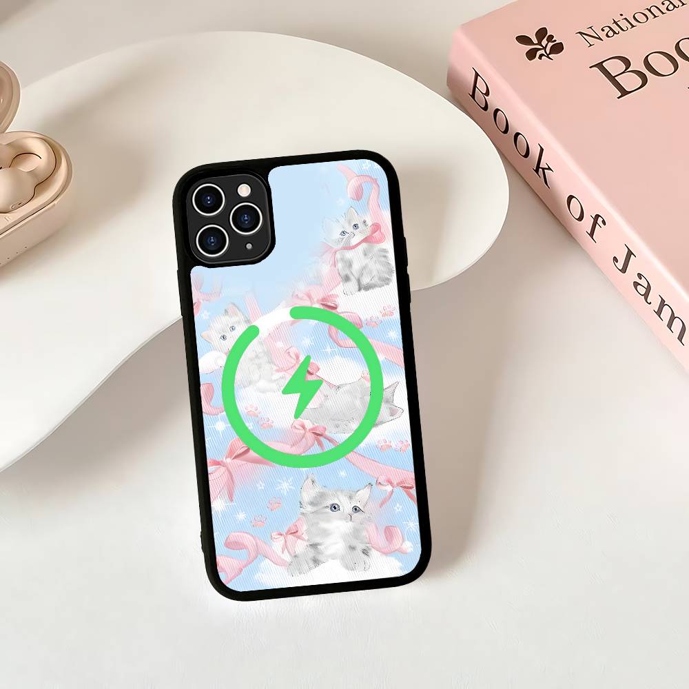 Wildflower Safari Babies Bear For Magsafe Phone Case For IPhone 17 Air 16 15 14 13 12 11 Pro Max Plus Shockproof Cover