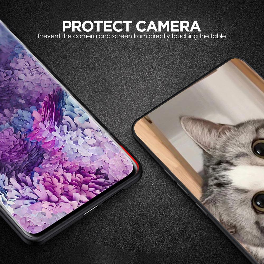 Kawaii Love Cat Phone Case For Samsung Galaxy A17 A07 A55 A35 A25 A15 A05s A33 5G A31 A23 A21s A13 A41 A73 A53 A51 A71 A03 Cover