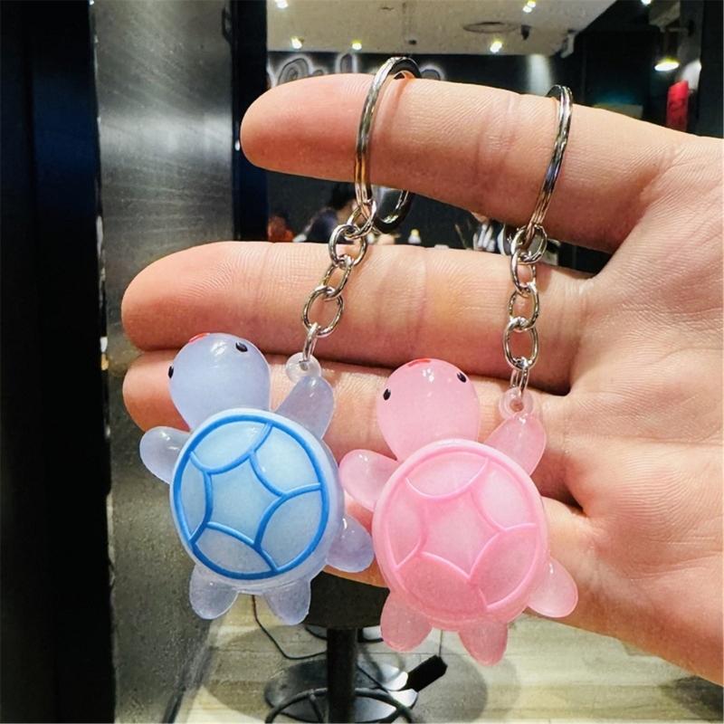 Trendy Turtles Keychain Soft Rubber Keyrings For Bags And Car Keys Fashionable Accessory For Students And Professionals