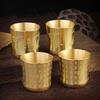 1Pcs 6cm Brass Tea Cup Auspicious Baifu Cup New Tea Mug Cornucopia  Desktop Ornament