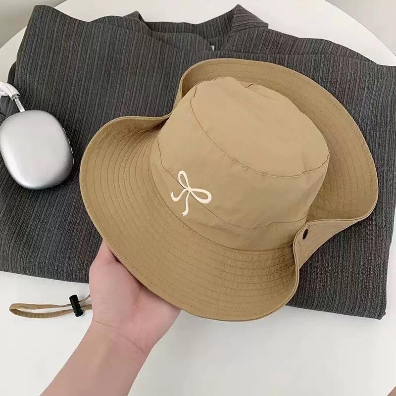 Popular Outdoor Retro Bucket Hat Summer Hiking Fishing Sun Protection Sun Hat Mountaineering Shade Western Cowboy Hat