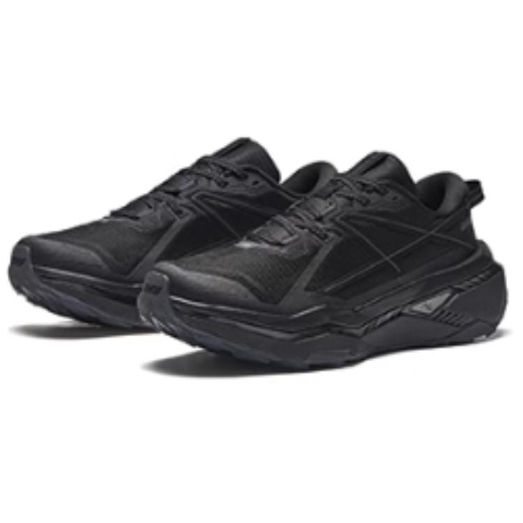 Anta Falcon 2 Comfortable Trendy Non-Slip Wear-Resistant Low-Top Running Shoes Women Sneaker Black Gray 122445502A-4