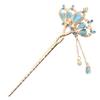 Miaomyao Single for Japanese and Metal Hair Antique Style Pink Gold Hair Miaomyao Hairpin, Hairpin, Clothing, Tomesode, Kimono, Yukata, Ornament,
