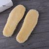 Wool Blend Insole 2 Pairs Shoe Insert Fall Winter Warm Thick Fuzzy Warmth Enhancing Soft Cushioning Men Women Snow Boot Inner Sole Foot Pad Plush