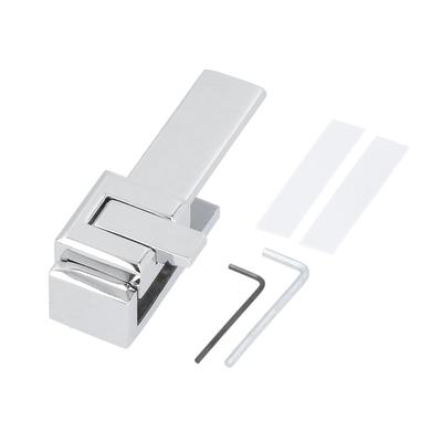 UShaped Glass Door Lock Latch Lock Hower Room Sliding Gate Limiting Device for Bathroom Door
