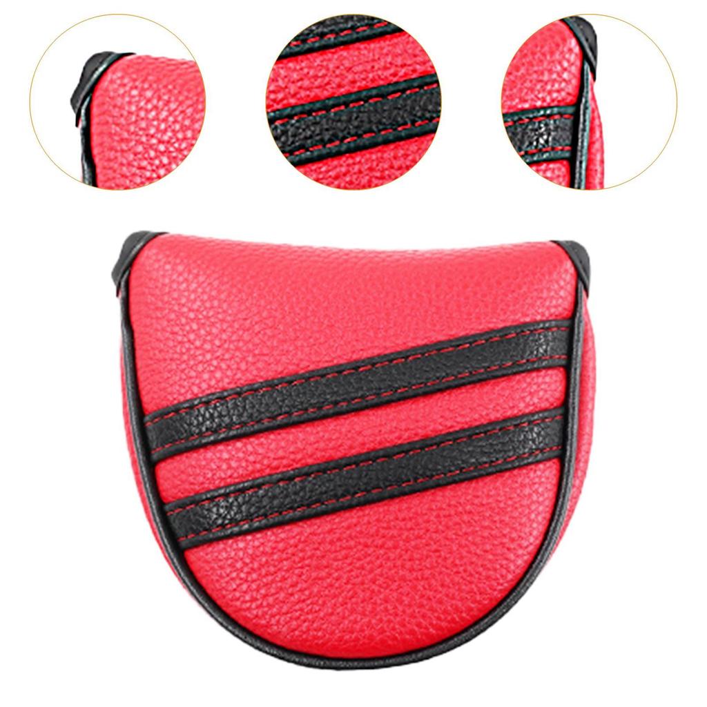 Copripinza da Golf in Pelle PU Accessori da Golf Compatto Protezione da Golf Regalo Copritesta da Golf Protezione Protettiva per Putter da Golf