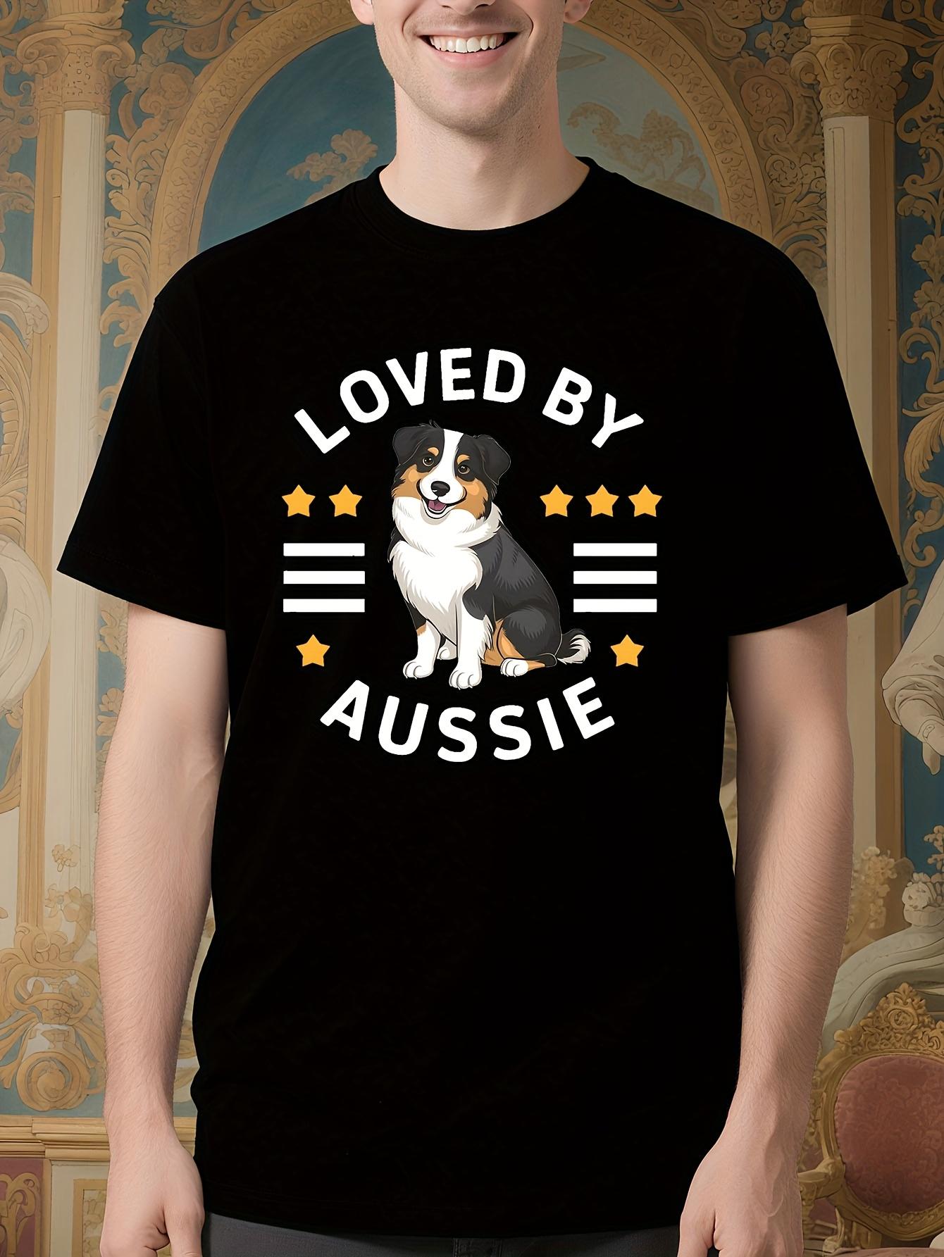 Australian Shepherd Dog Lover Tshirt - Happy Breed Graphi... XL