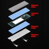 Anodized Aluminum M.2 2280 SSD Coolers Heatsink For Enhances Heat Dissipation And Stable Performances