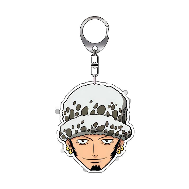 

Acrylic Key Ring for One Piece Shanks Trafalgar Law Portgas D. Ace Uta Anime Acrylic Key Buckle Backpack Decoration Pendant Gift 1psc