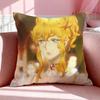 Anime T-The Rose of Versailles Cushion Cover Breathable Linen Pillowcase Summer Odorless Eco-Friendly Invisible Zipper Washable