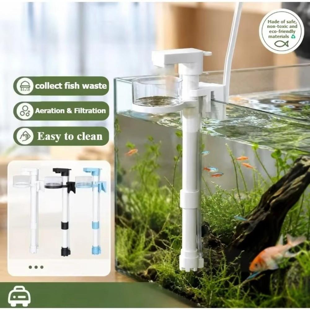 Adjustable Lenght Aquarium Fish Poop Cleaner Filter Detachable Poop Cleaner