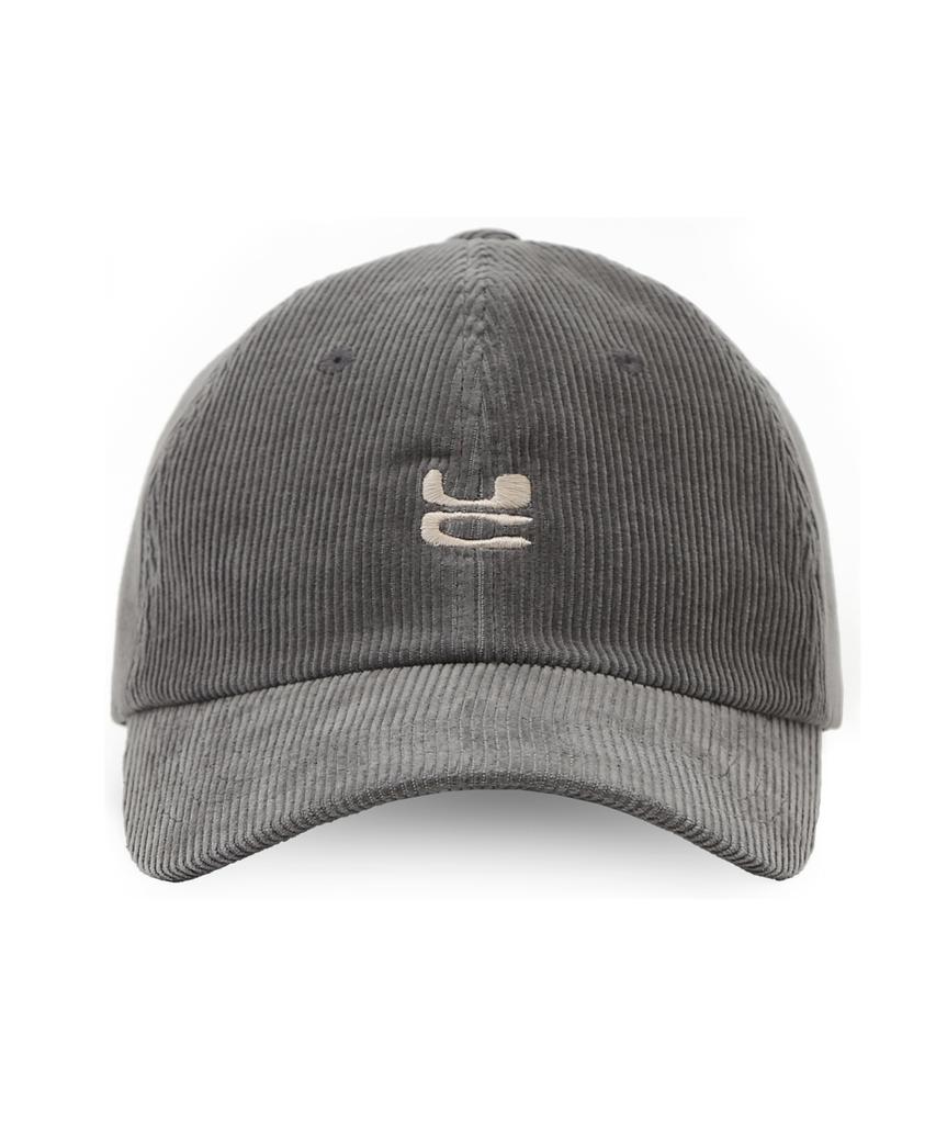 Eondeokeonteulol Autumn/Winter Corduroy Basic Soft Top Logo Ball Cap Unisex Baseball Cap Uc / Classic B B / Cd / Gr